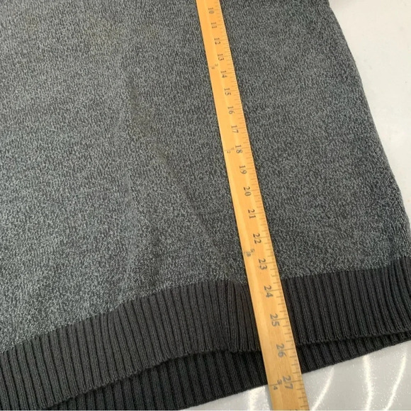 Jos A Bank Sweater Men Xl Gray  Long Sleeve 100% Cotton Pull Over Classic Work - Picture 11 of 11